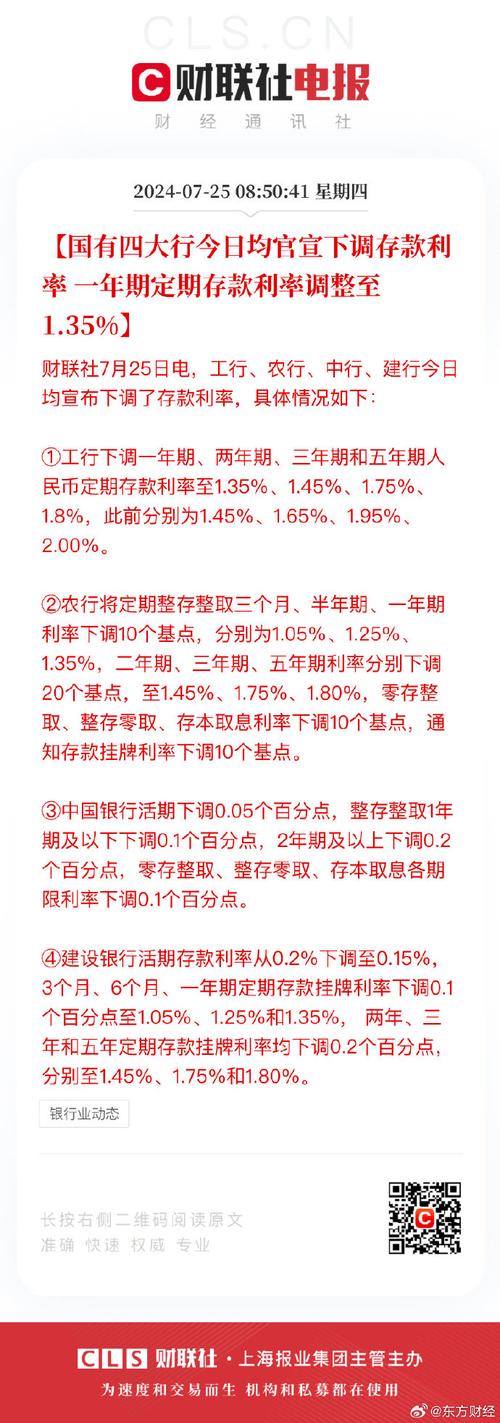 存款利率新一轮下调,存款利率迎来调整